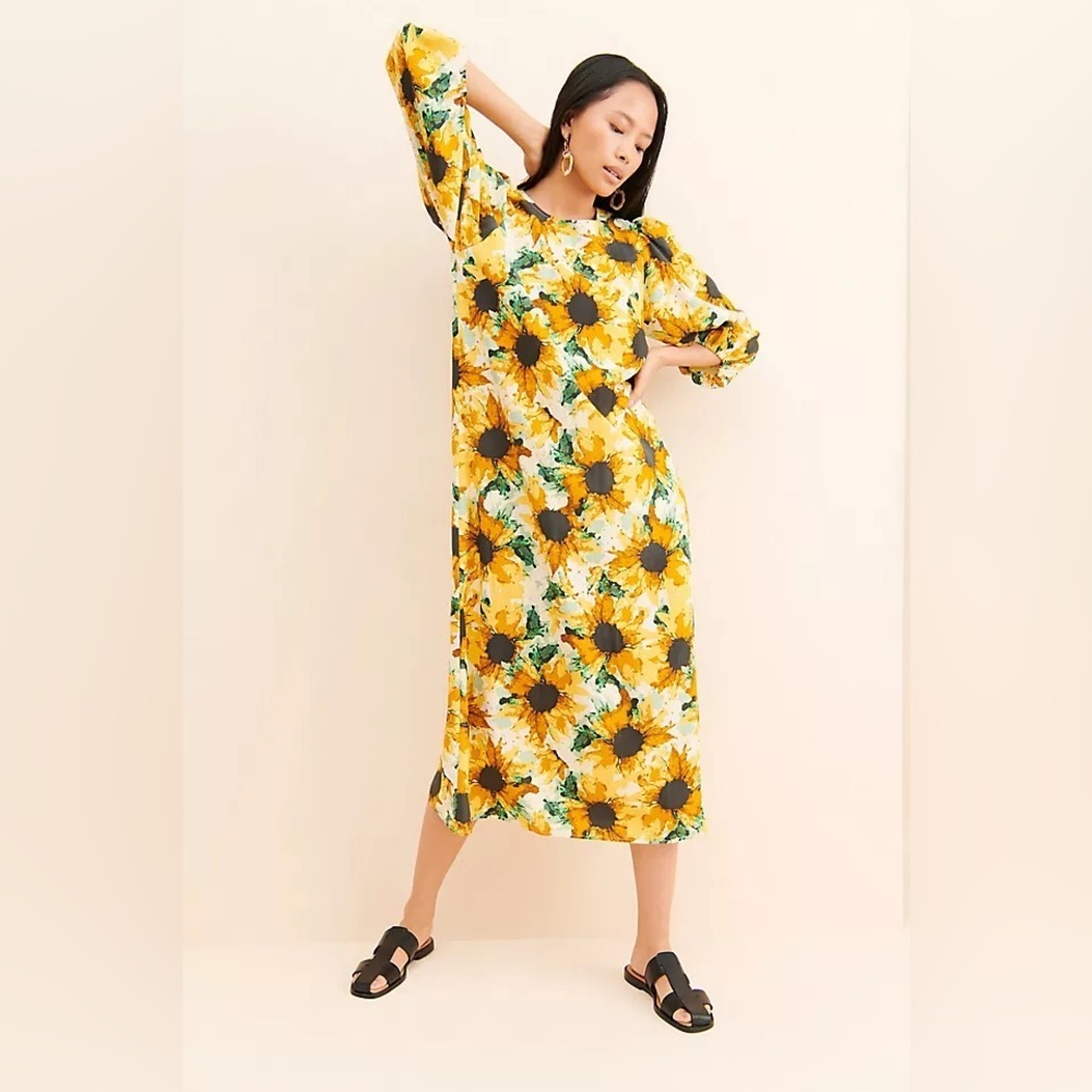 JUST Female Sunflower Dress Medium